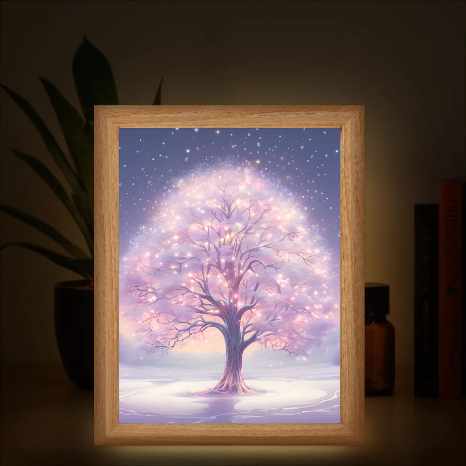 Light Up Painting, Tree of Life Wall Art Picture Light Magical